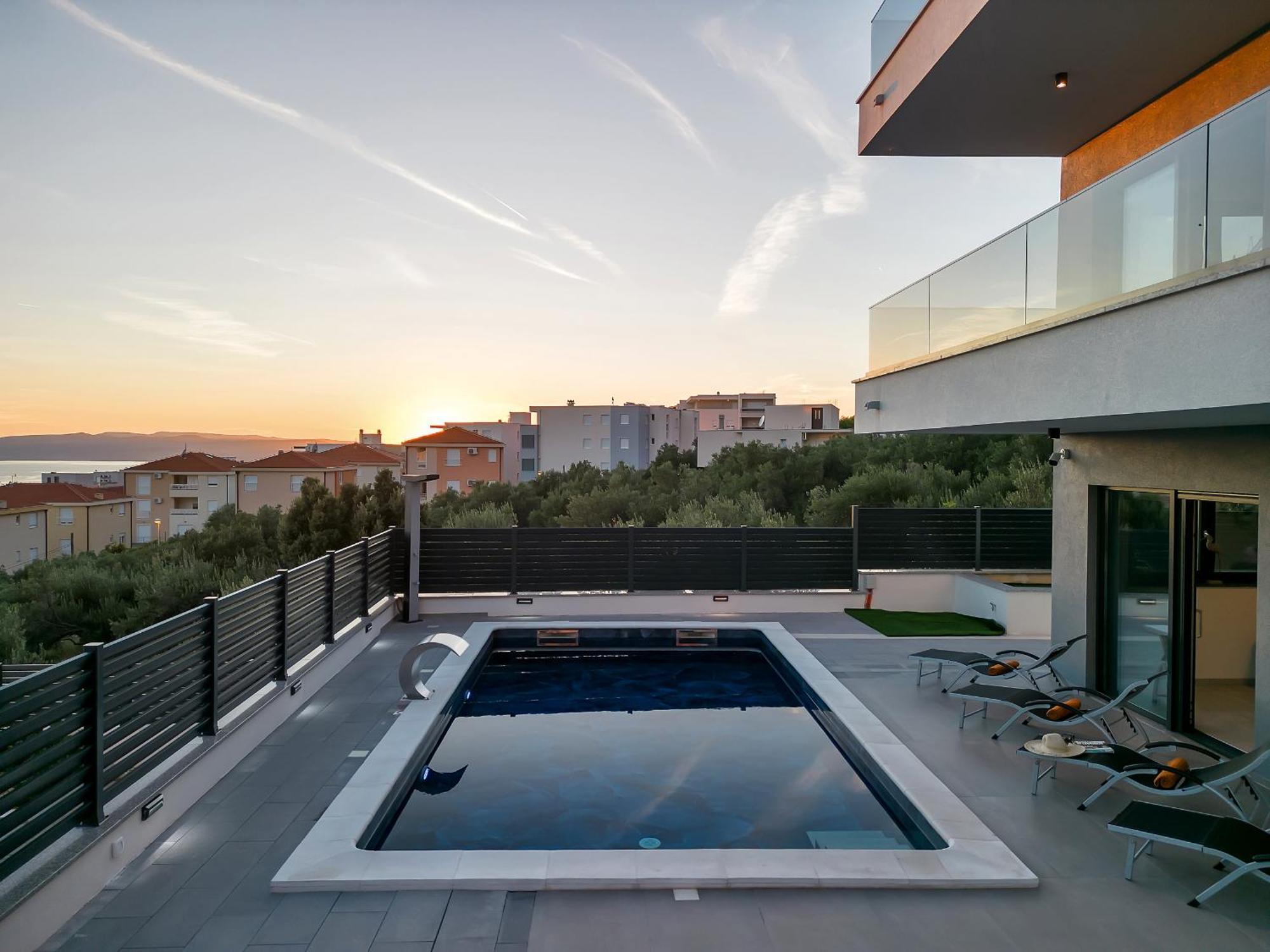 Villa Adria Макарска Экстерьер фото