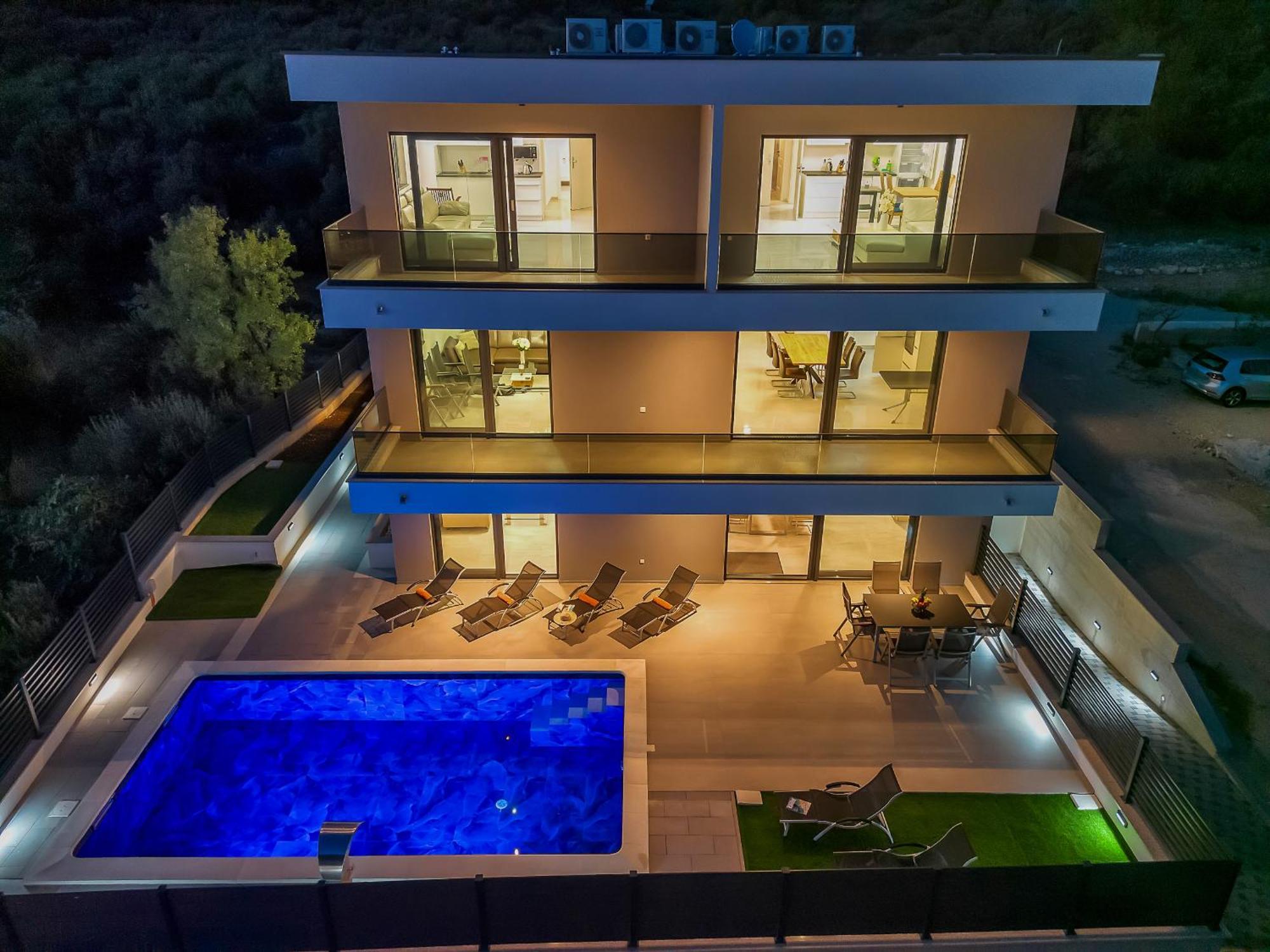 Villa Adria Макарска Экстерьер фото