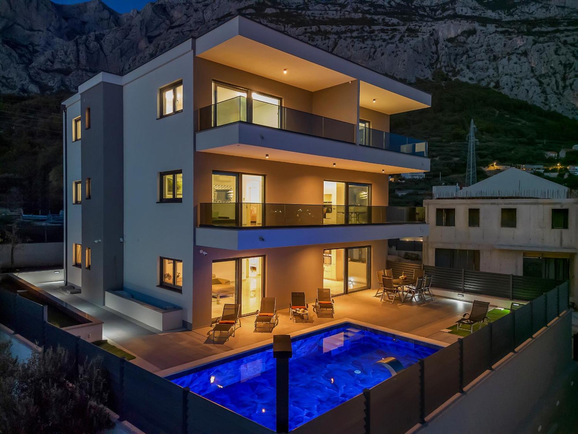 Villa Adria Макарска Экстерьер фото