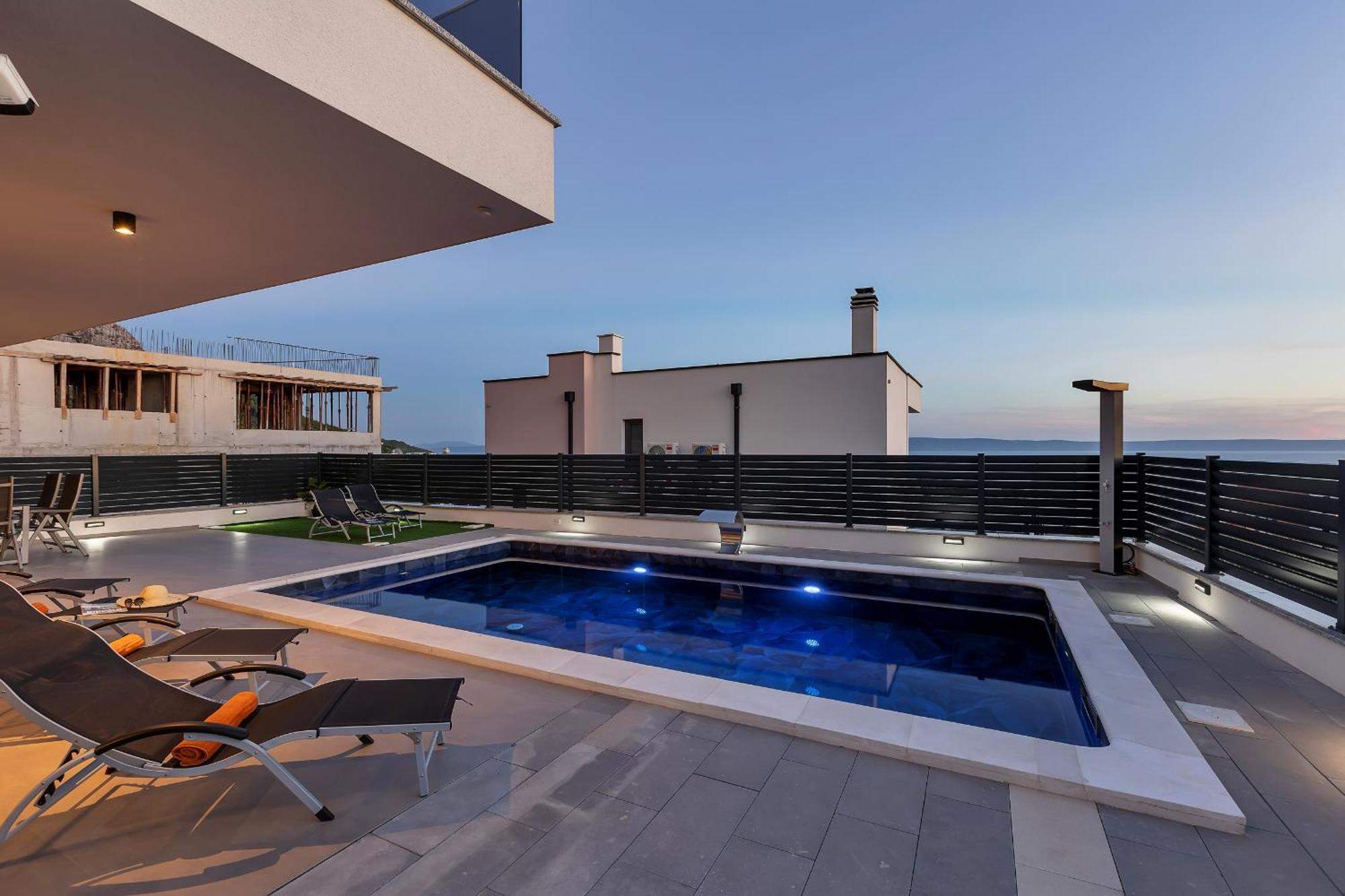 Villa Adria Макарска Экстерьер фото